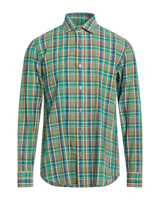 Salvatore Piccolo Green Shirts for men