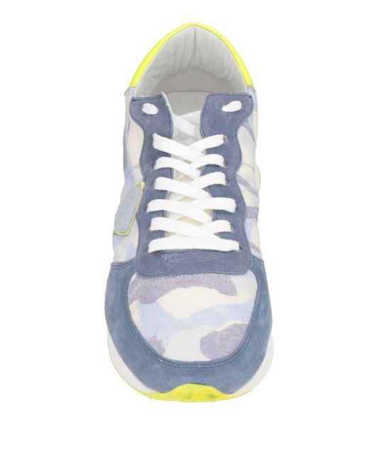 Philippe Model Blue Sneakers for men