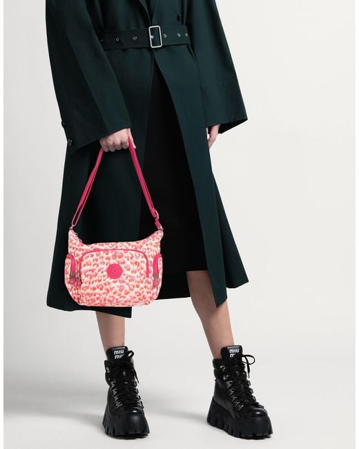 Kipling Pink Shoulder Bag Polyester
