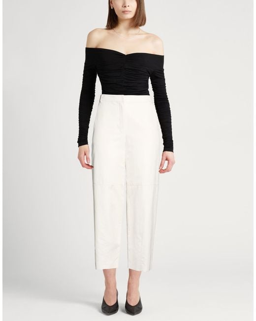 Max Mara White Trouser