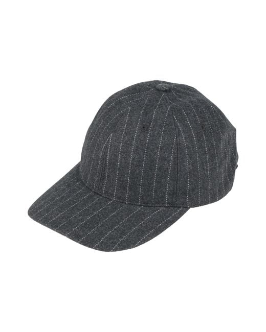 Isabel Benenato Gray Hat Wool, Cotton, Polyester