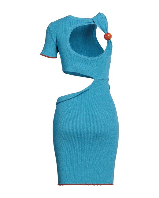 Jacquemus Blue Mini-Kleid