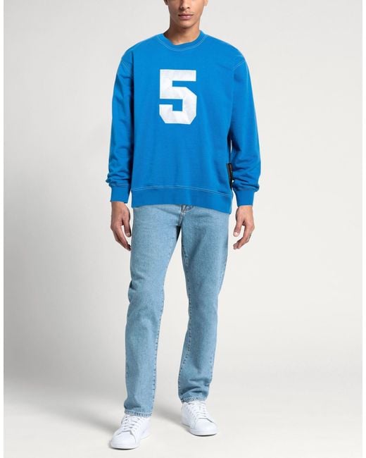 Department 5 Blue Sweatshirt Cotton for men