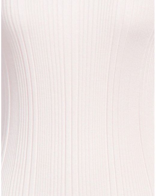 Peserico Pink Turtleneck Virgin Wool