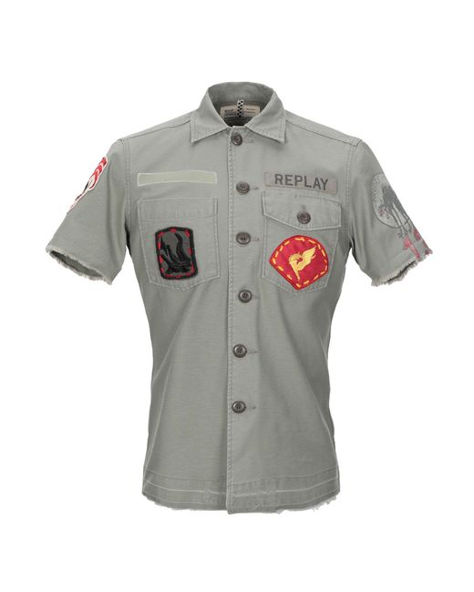 Replay Gray Shirt for men