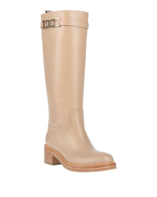 Ferragamo White Boot Calfskin