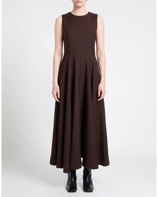 Officine Generale Brown Maxi Dress
