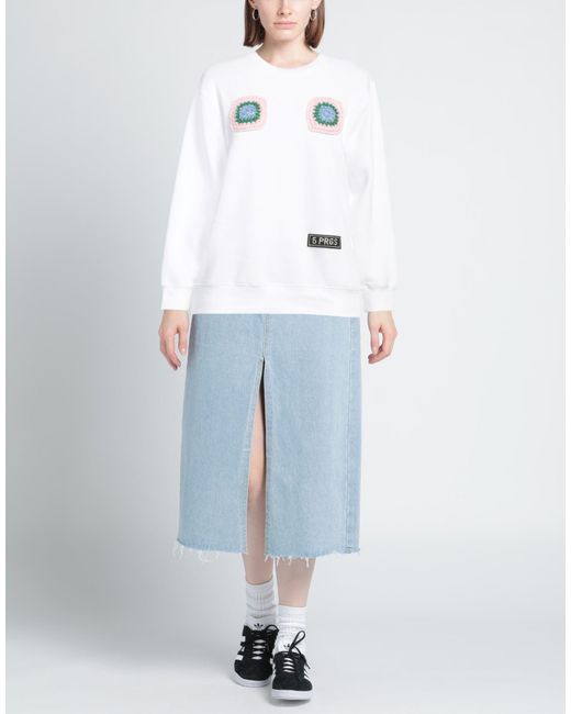 5 PROGRESS White Sweatshirt