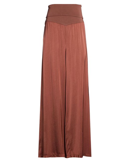Manila Grace Red Pants Viscose