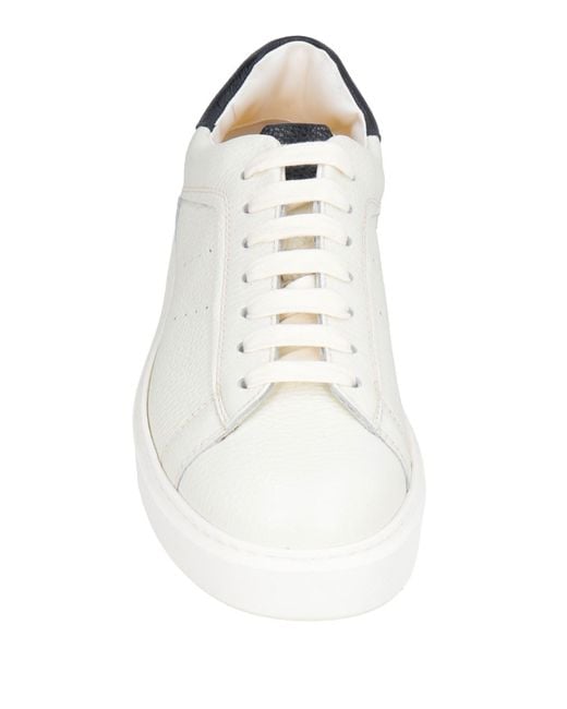 Doucal's White Sneakers Leather for men