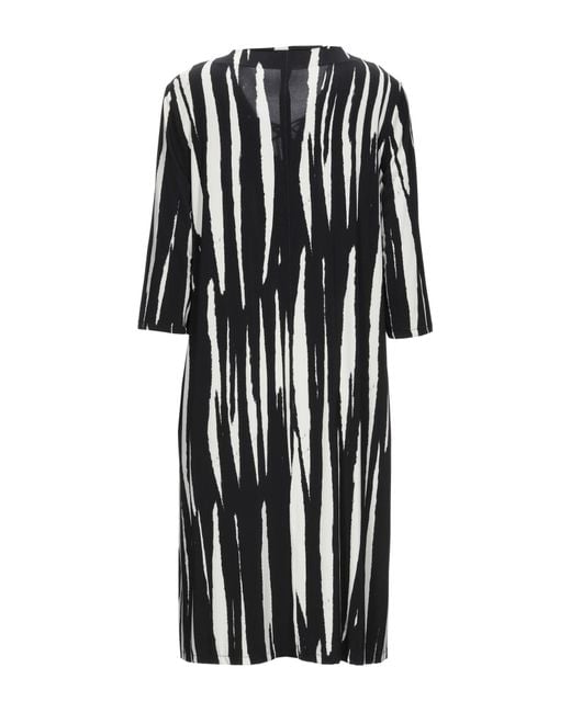 1 One Black Midi-Kleid