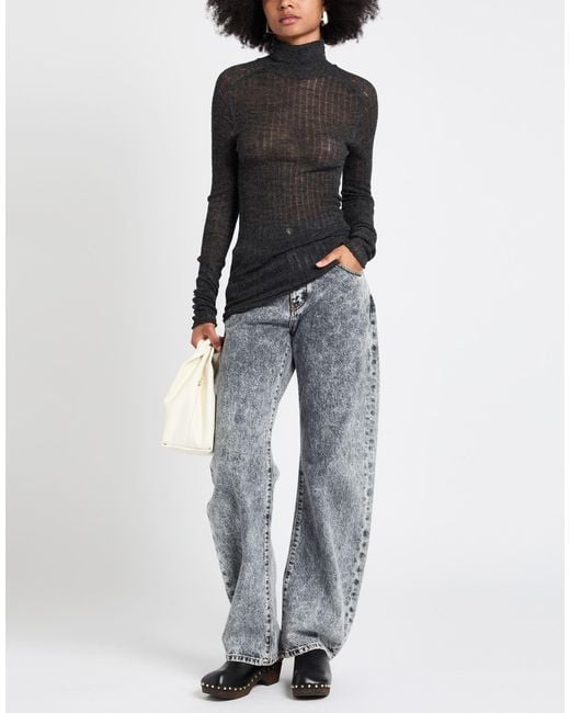 Alysi Black Turtlenecks