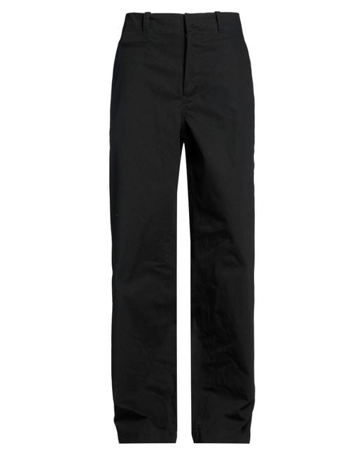 Jil Sander Black Pants Cotton for men