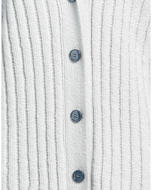 Barena White Cardigan Cotton, Polyamide, Elastane