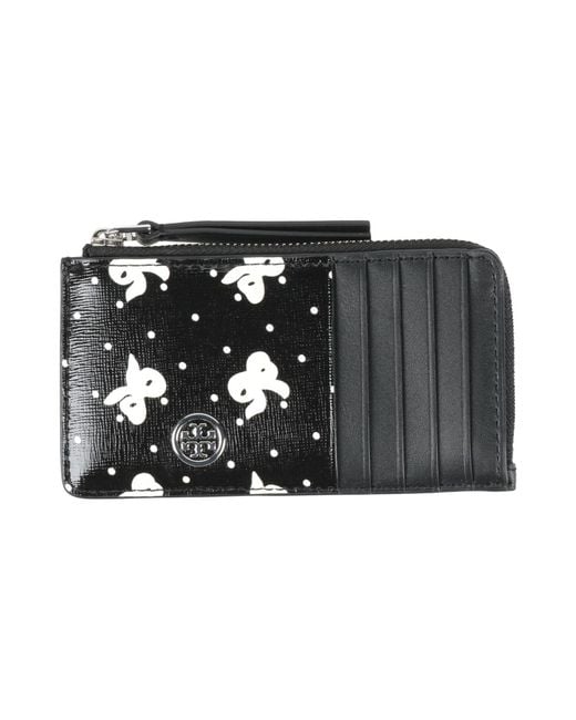 Tory Burch Black Cardholder Leather
