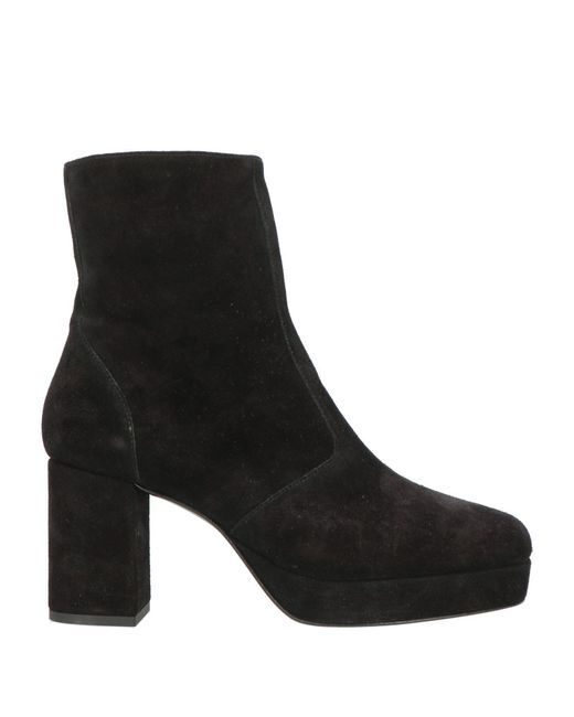 Free Lance Black Ankle Boots Leather