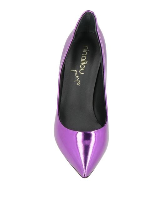 Ninalilou Purple Pumps