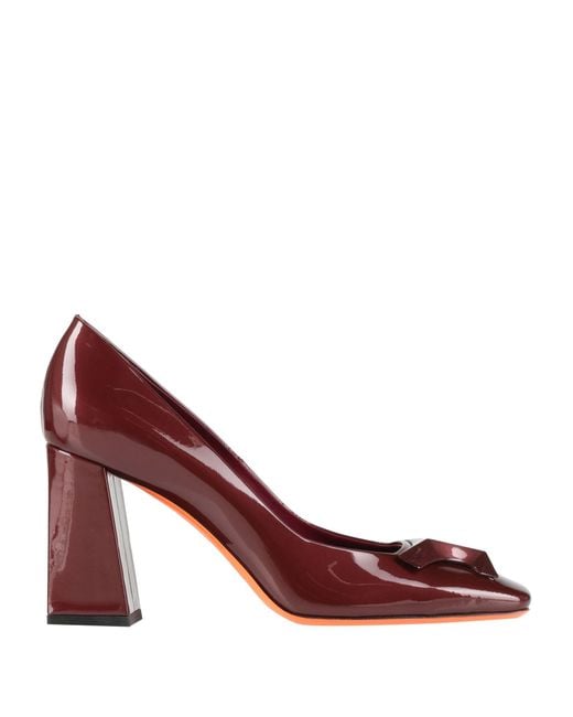 Santoni Purple Pumps