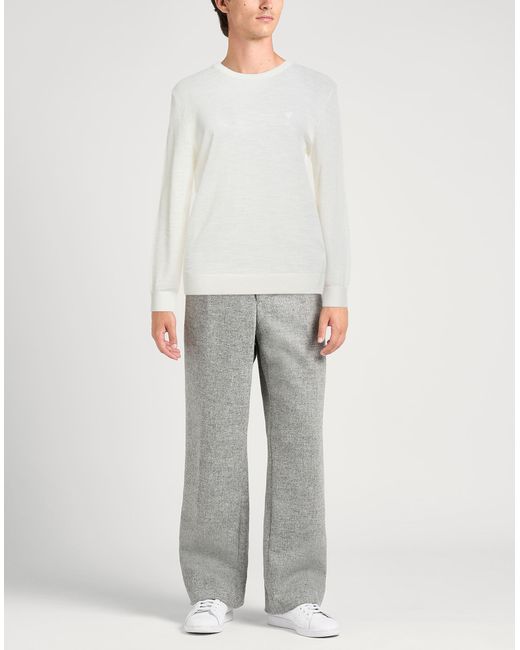 Guess White Sweater Cotton for men