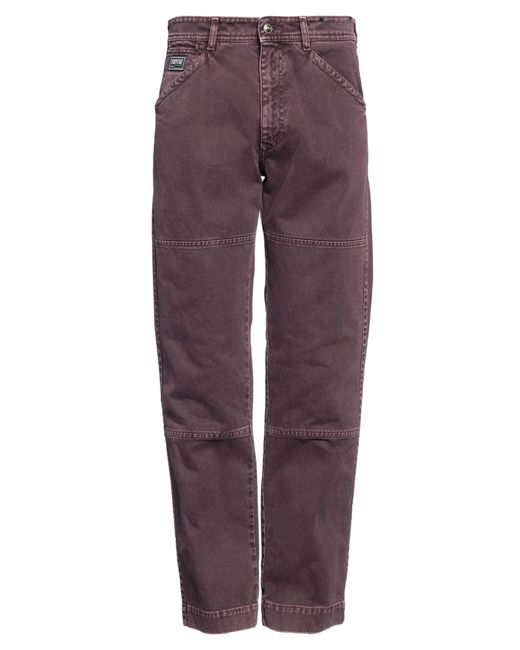 Versace Purple Deep Jeans Cotton for men