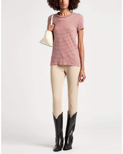 Daniele Fiesoli Pink T-Shirt Linen