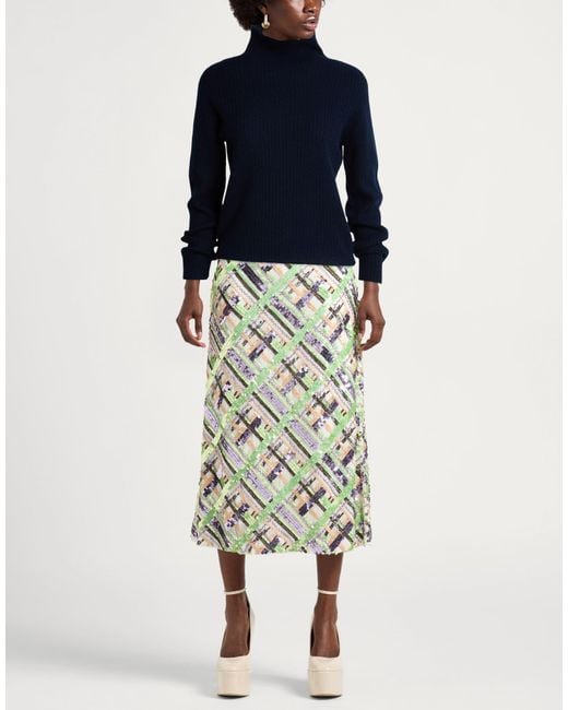 Gran Sasso Blue Turtleneck Cashmere