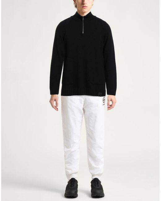 Colmar Black Turtleneck Wool, Viscose, Polyamide, Cashmere for men