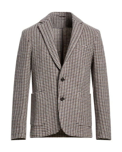 Officine Generale Gray Blazer Wool for men