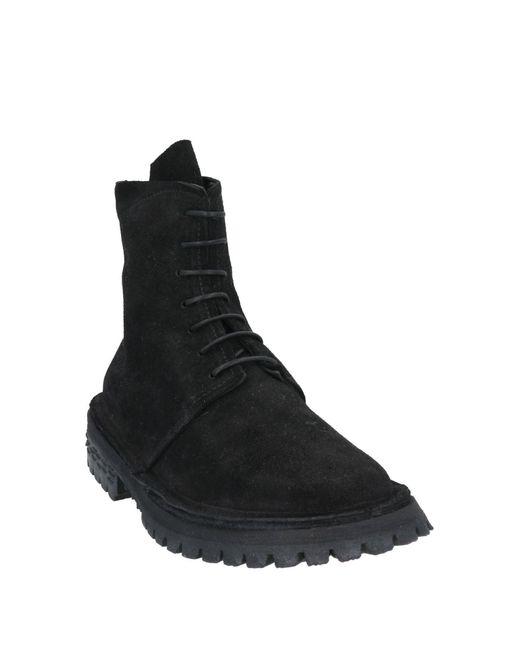 Moma Black Ankle Boots Leather for men