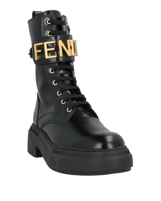 Fendi Black Ankle Boots
