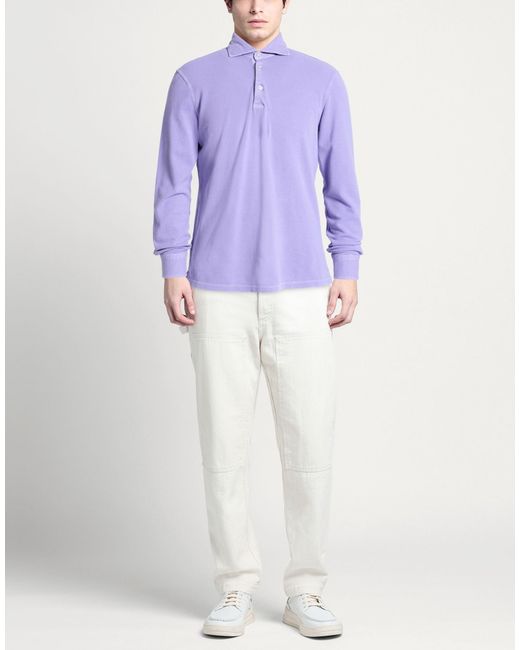 Sonrisa Purple Polo Shirts for men