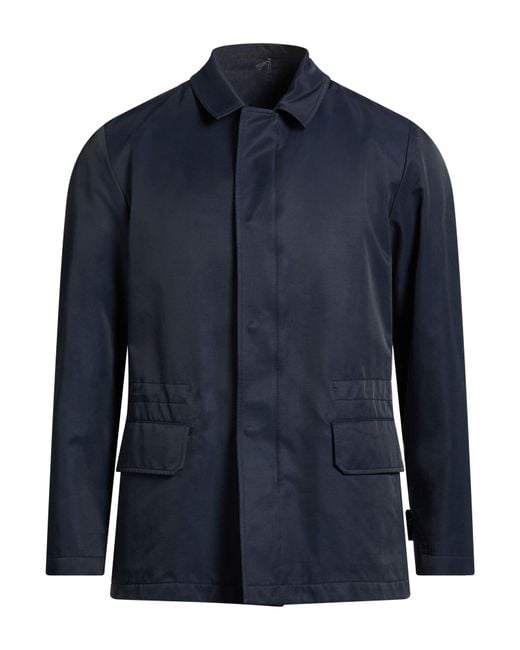 Boglioli Blue Midnight Jacket Cotton, Polyamide for men