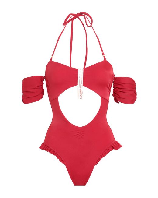 LA SEMAINE Paris Red One-piece Swimsuit