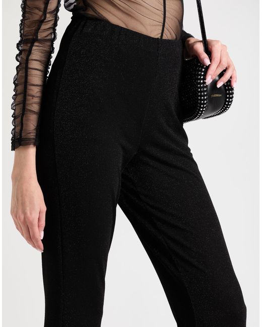 Haveone Black Pants Viscose, Polyester, Polyamide, Elastane