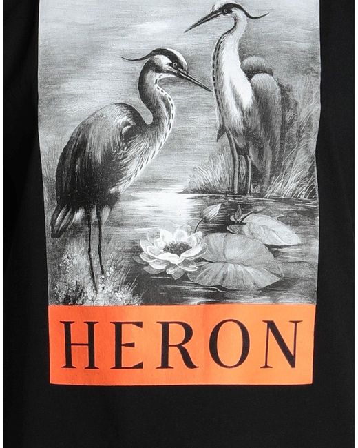Heron Preston Black T-shirts