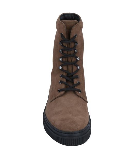 Tod's Brown Ankle Boots for men