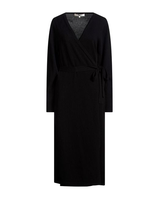 Diane von Furstenberg Black Midi Dresses