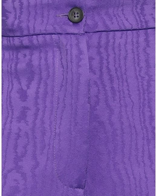 THE M.. Purple Pants Polyester
