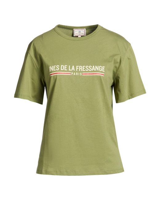 Ines De La Fressange Paris Green T-Shirt Cotton