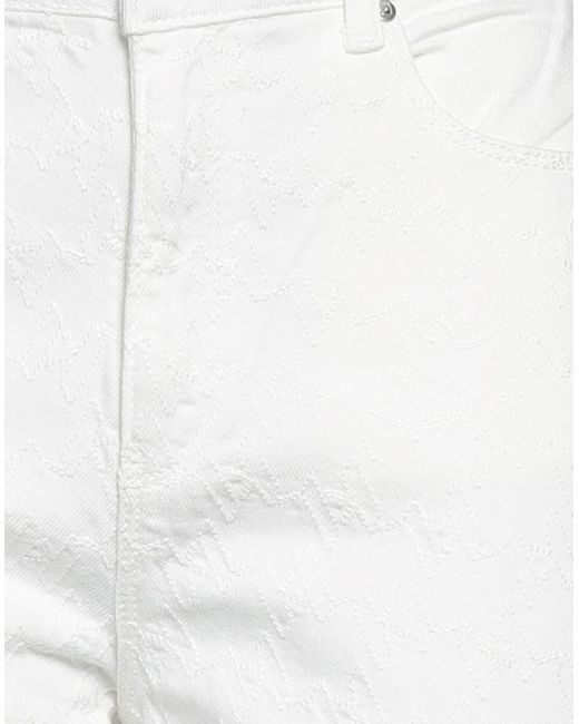 Karl Lagerfeld White Denim Cropped