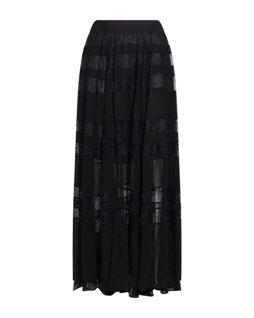 Marella Black Maxi Skirt