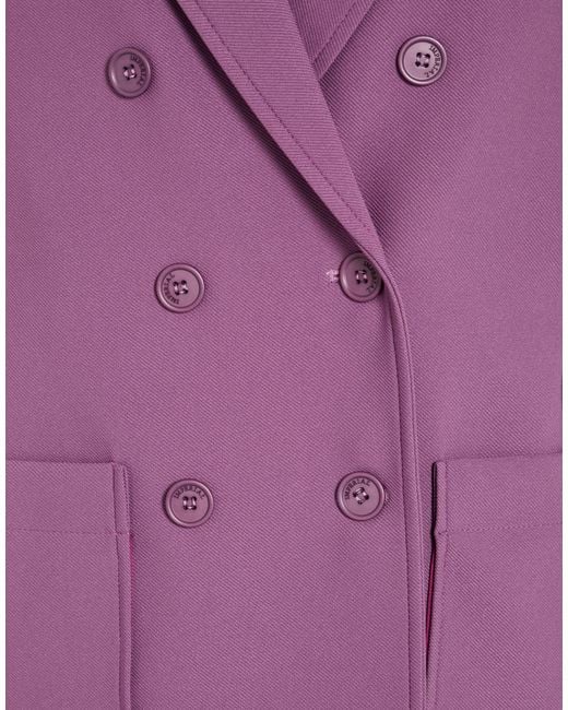 Imperial Purple Blazer Polyester, Elastane