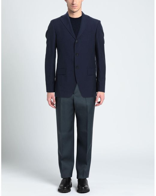 Mp Massimo Piombo Blue Blazer for men