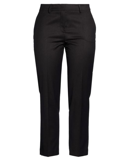 Boglioli Black Pants Polyester, Viscose, Elastane