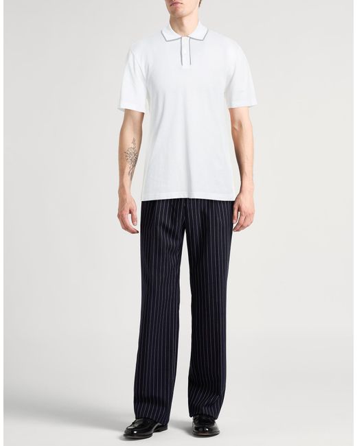 Brioni White Polo Shirt for men