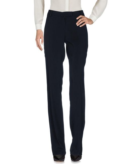 Cristinaeffe Blue Pants Viscose, Elastane