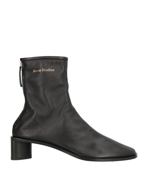 Acne Black Ankle Boots
