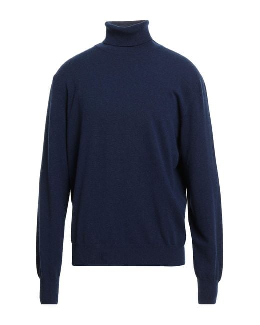 SUITE 191 Blue Turtleneck for men