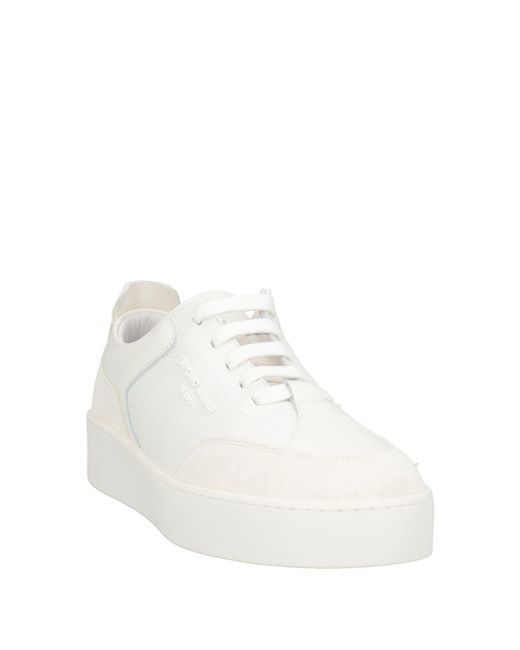 Emporio Armani White Trainers