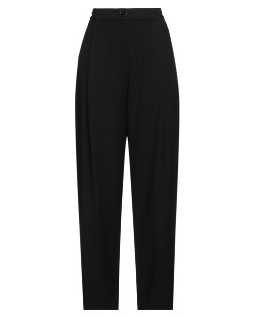 ARMANI EXCHANGE Black Pants Viscose, Cotton